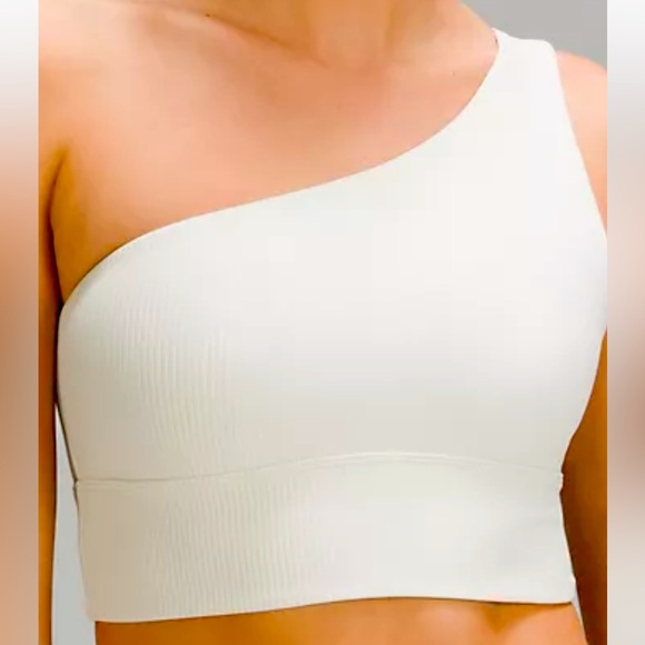 LULULEMON ALIGN ASYM RIB BRA C/D SHINE SIZE 6 and 8 NWT - Picture 1 of 5